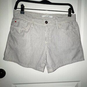Joe’s Jeans Black & White Striped Jean Shorts – Size 28
